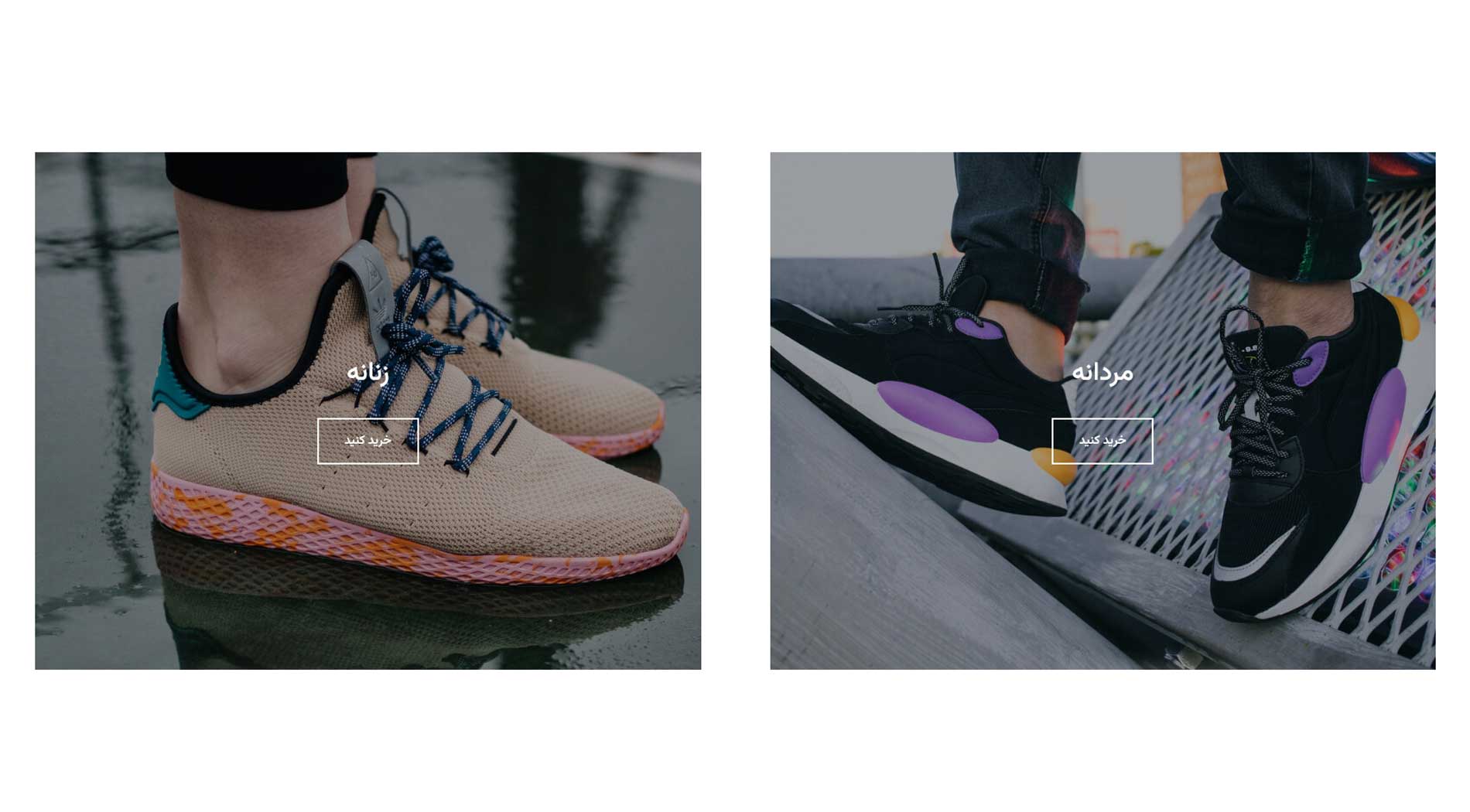 طراحی سایت فروش کفش